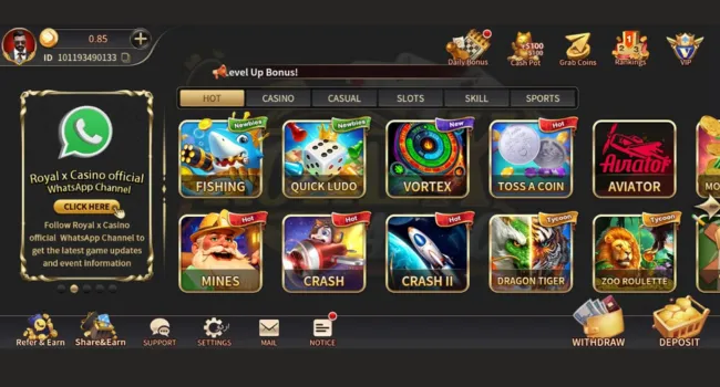 Royal x casino Game logos pic design